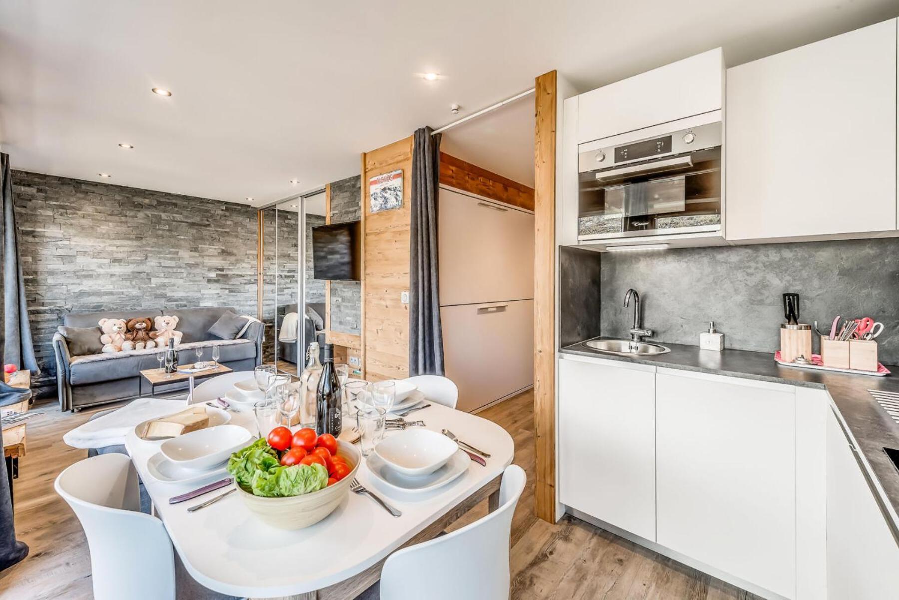 Résidence Pistes - Studio pour 4 Personnes 48 Tignes Esterno foto